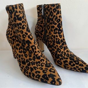 Cheetah Print Ankle Boot Steven By Steve Madden 7.5